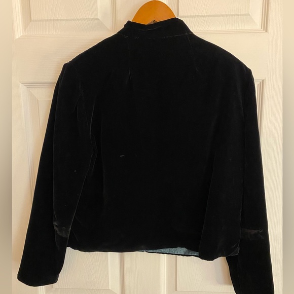 Handmade velvet blazer jacket. Fully lined. Size M - Picture 2 of 11